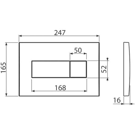 Инсталляция Alcaplast AM101/1120-4:1 RU с подвесным безободковым унитазом Azario Teramo AZ-0052 - фото 8