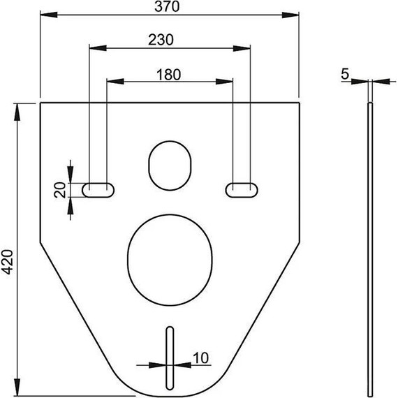 Инсталляция Alcaplast AM101/1120-4:1 RU с подвесным безободковым унитазом Azario Gloria AZ-2003 (кнопка хром глянец) - фото 17