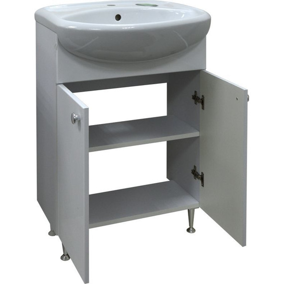 Тумба напольная с раковиной Стиль Моника New 50 см (раковина Арго) - фото 4