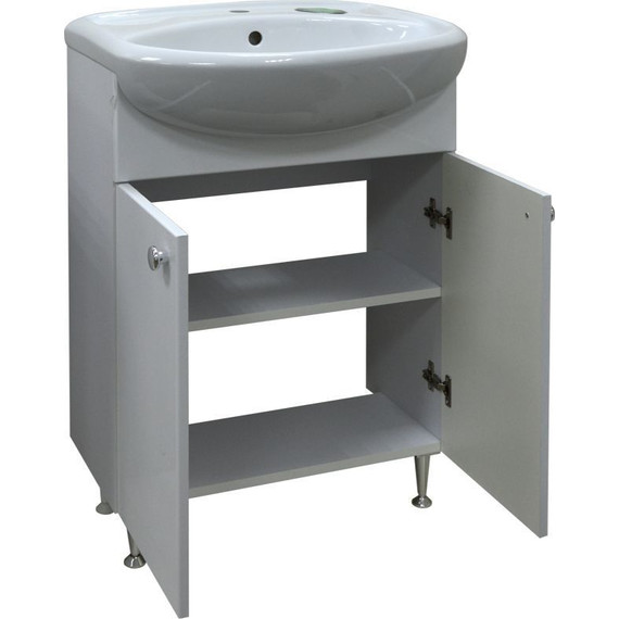 Тумба напольная с раковиной Стиль Моника New 55 см (раковина Арго) - фото 4