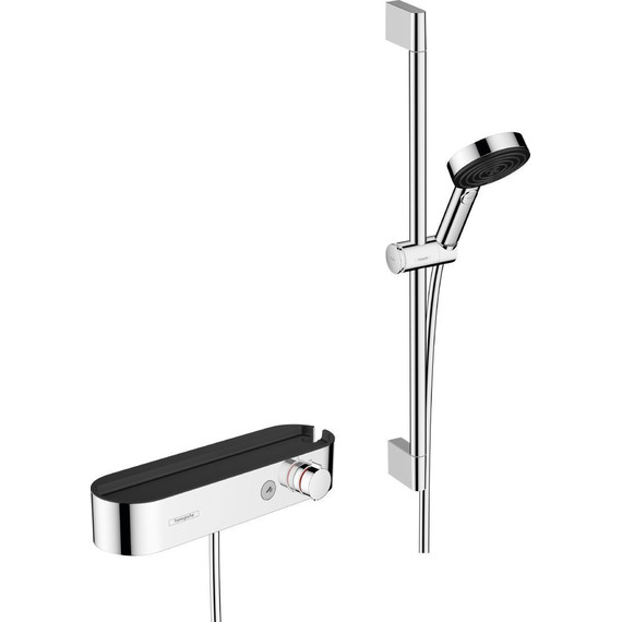 Смеситель для ванны с термостатом Hansgrohe Pulsify Select S 24260000 - фото 
