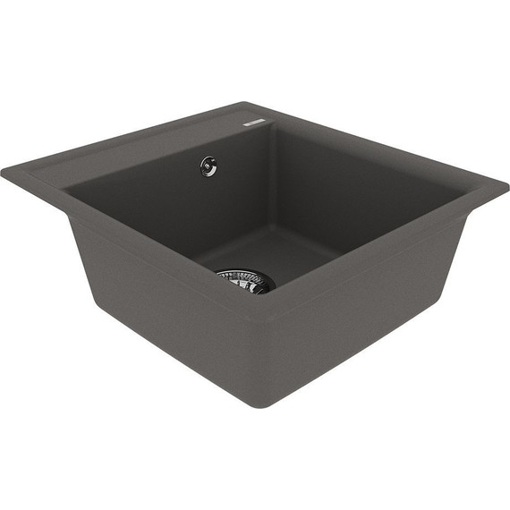 Кухонная мойка Lemark Hanka 450 9910011, серый шёлк, Цвет производителя: серый шёлк - фото 2