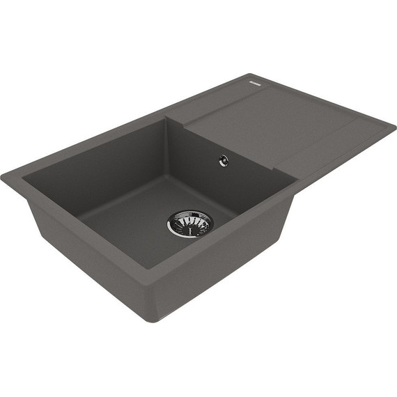 Кухонная мойка Lemark Imandra 840 9910035, серый шёлк, Цвет производителя: серый шёлк - фото 2