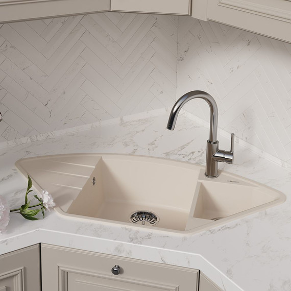 Кухонная мойка Lemark Irkana 980 9910048, шампань, Цвет производителя: шампань - фото 3