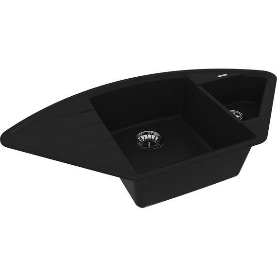 Кухонная мойка Lemark Irkana 980 9910043, антрацит, Цвет производителя: антрацит - фото 2