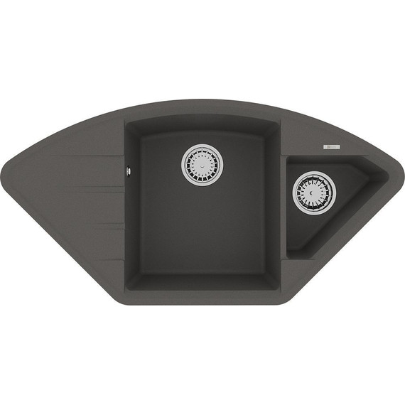 Кухонная мойка Lemark Irkana 980 9910047, серый шёлк, Цвет производителя: серый шёлк - фото 