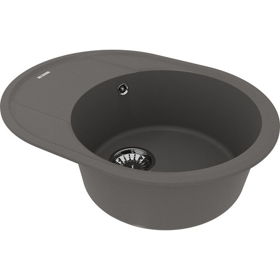 Кухонная мойка Lemark Lacha 620 9910053, серый шёлк, Цвет производителя: серый шёлк - фото 2