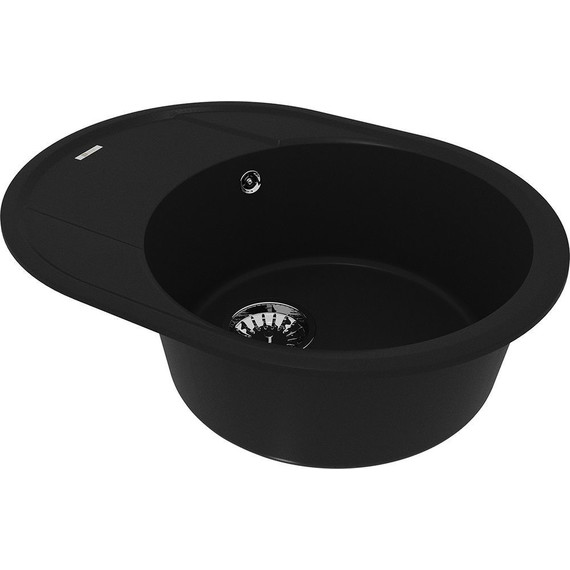 Кухонная мойка Lemark Lacha 620 9910049, антрацит, Цвет производителя: антрацит - фото 2