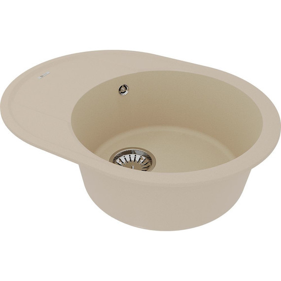 Кухонная мойка Lemark Lacha 620 9910050, бежевый, Цвет производителя: бежевый - фото 2