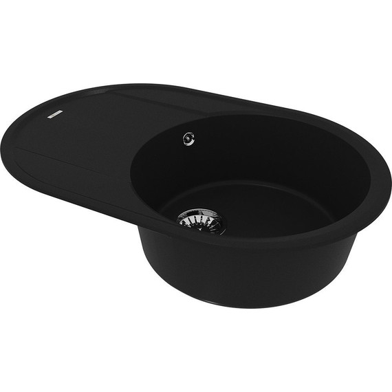 Кухонная мойка Lemark Lacha 760 9910055, антрацит, Цвет производителя: антрацит - фото 2