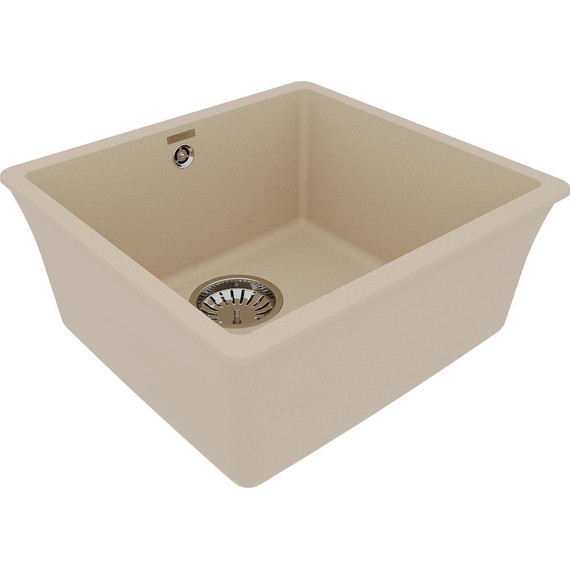 Кухонная мойка Lemark Sinara 440-U 9910068, бежевый, Цвет производителя: бежевый - фото 2