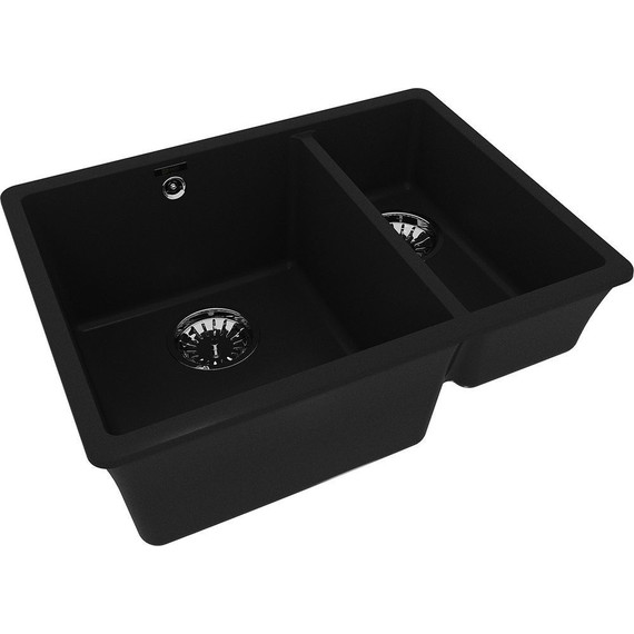 Кухонная мойка Lemark Sinara 550.2-U 9910079, антрацит, Цвет производителя: антрацит - фото 2