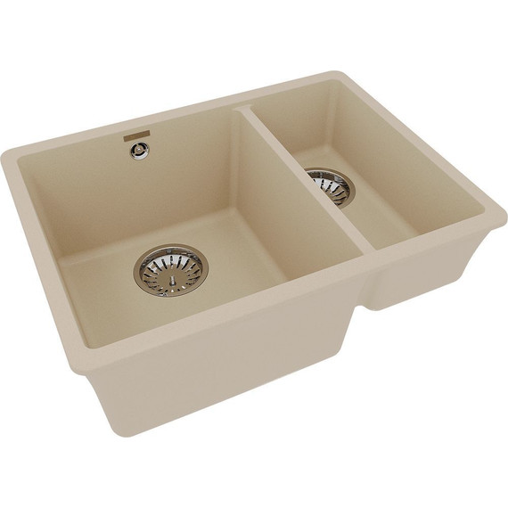 Кухонная мойка Lemark Sinara 550.2-U 9910080, бежевый, Цвет производителя: бежевый - фото 2