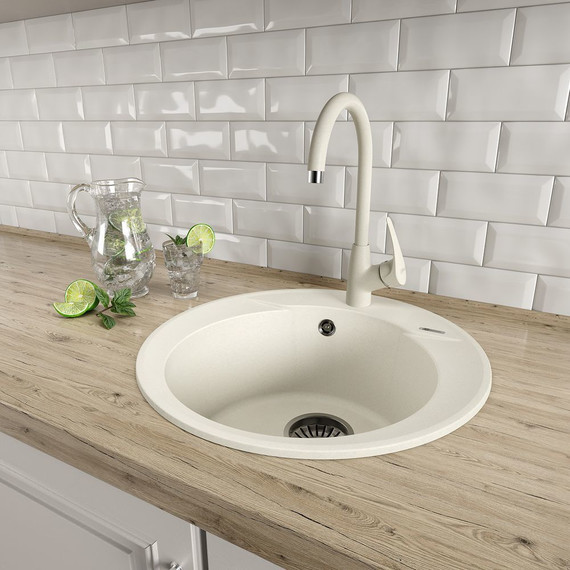 Кухонная мойка Lemark Sula 500 9910004, жасмин, Цвет производителя: жасмин - фото 3