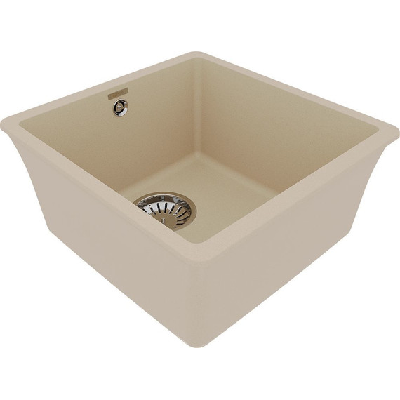 Кухонная мойка Lemark Sinara 400-U 9910062, бежевый, Цвет производителя: бежевый - фото 2
