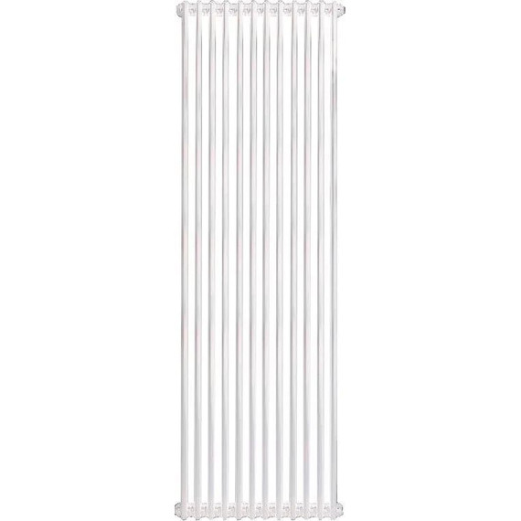 Вертикальный радиатор Zehnder Charleston 3180 580х1800 мм (12 секций) боковое подключение - фото 