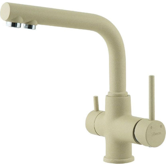 Смеситель для кухни Lemark Comfort LM3061PBG, бежевый - фото 