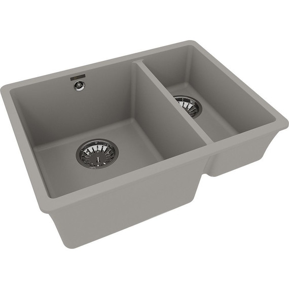 Кухонная мойка Lemark Sinara 550.2-U 9910081, грей, Цвет производителя: грей - фото 2