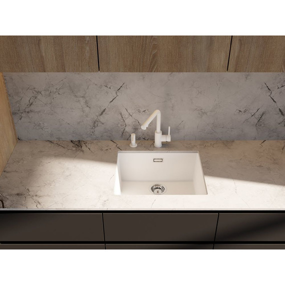 Кухонная мойка Omoikiri Yamakawa 55T-U/I WH 4993431, белый, Цвет производителя: белый - фото 3