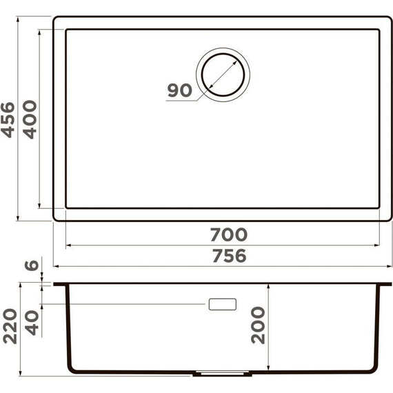 Кухонная мойка Omoikiri Yamakawa 75T-U/I WH 4993462, белый, Цвет производителя: белый - фото 2