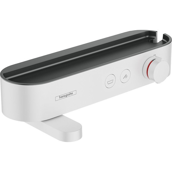 Смеситель для ванны с термостатом Hansgrohe ShowerTablet Select 24340700, белый матовый - фото 
