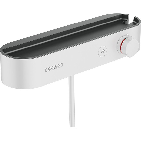 Смеситель для душа с термостатом Hansgrohe ShowerTablet Select 24360700, белый матовый - фото 