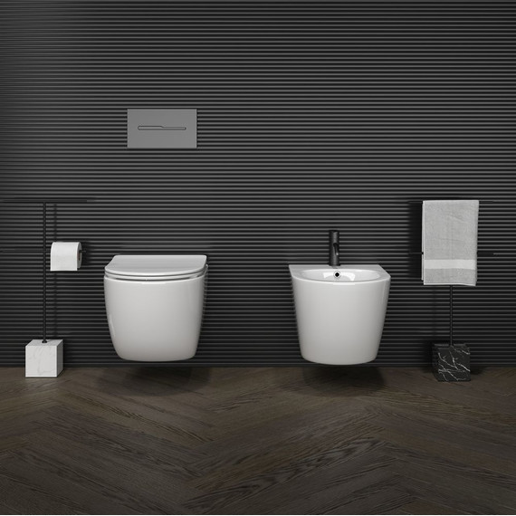 Биде подвесное Ceramicanova Forma CN3010 - фото 3