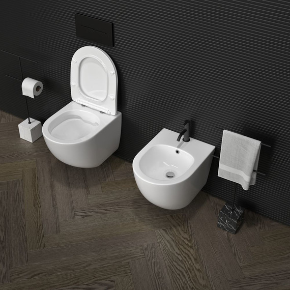 Биде подвесное Ceramicanova Forma CN3010 - фото 4