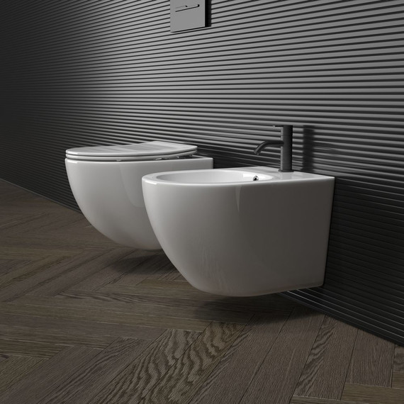 Биде подвесное Ceramicanova Forma CN3010 - фото 5