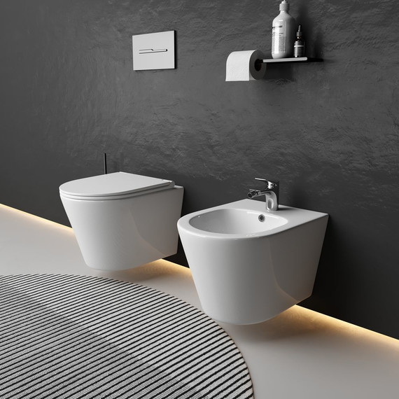 Биде подвесное Ceramicanova Forma CN3012 - фото 4