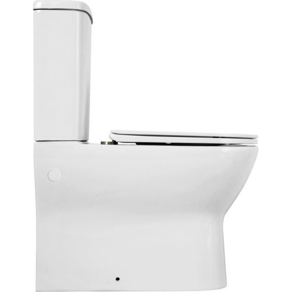 Унитаз-компакт безободковый BelBagno Energia BB8134CPR/SC с крышкой микролифт - фото, картинка 4 Унитаз-компакт безободковый BelBagno Energia BB8134CPR/SC с крышкой микролифт - фото 4