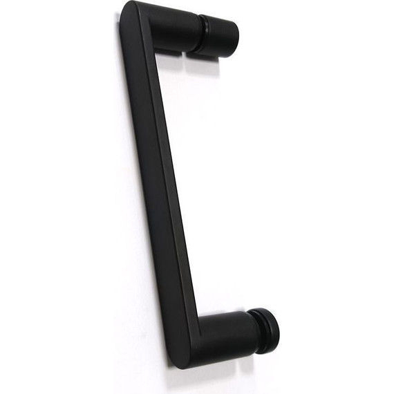 Душевое ограждение Abber Schwarzer Diamant 110x90 см AG01119B, чёрный/прозрачное - фото 3