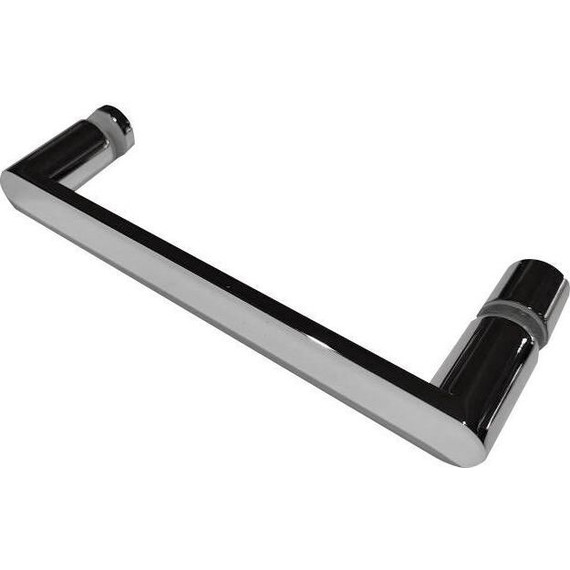 Душевое ограждение Abber Schwarzer Diamant 100x80 см AG01180M, хром/матовое - фото 3