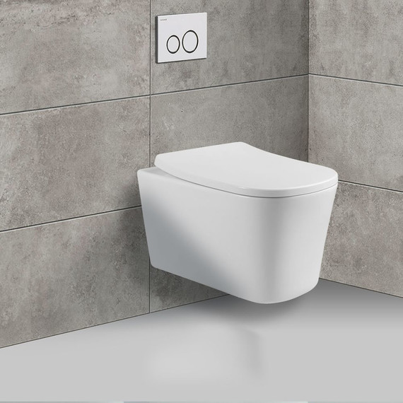 Унитаз подвесной безободковый Vincea Arco VT1-36 с крышкой микролифт - фото 2