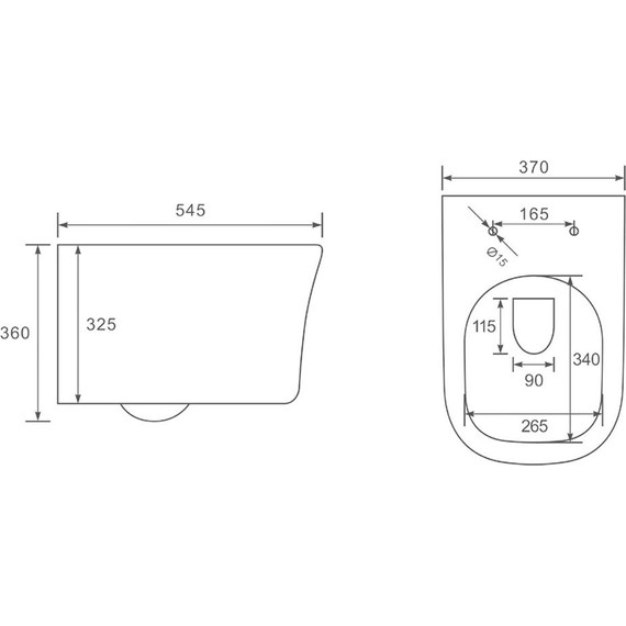 Унитаз подвесной безободковый Vincea Arco VT1-36 с крышкой микролифт - фото 6