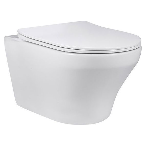 Унитаз подвесной безободковый Vincea Edge-M VT1-37 с крышкой микролифт - фото 