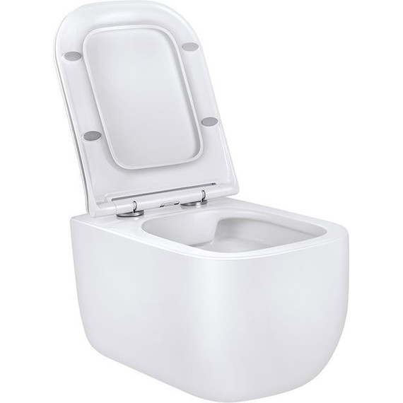 Унитаз подвесной безободковый Vincea Form VT1-35 с крышкой микролифт - фото 9