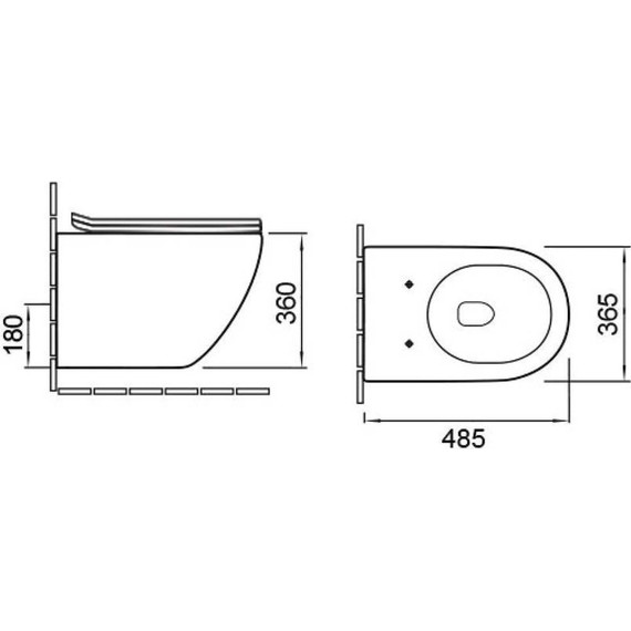 Унитаз подвесной безободковый Vincea Globo VT1-14SMG с крышкой микролифт, серый матовый, Цвет производителя: серый - фото, картинка 8 Унитаз подвесной безободковый Vincea Globo VT1-14SMG с крышкой микролифт, серый матовый, Цвет производителя: серый - фото 8