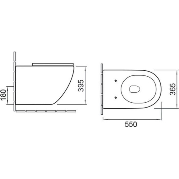 Унитаз подвесной безободковый Vincea Globo VT1-14 с крышкой микролифт - фото 3