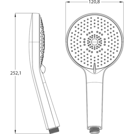 Ручной душ Lemark LM8125C - фото 2