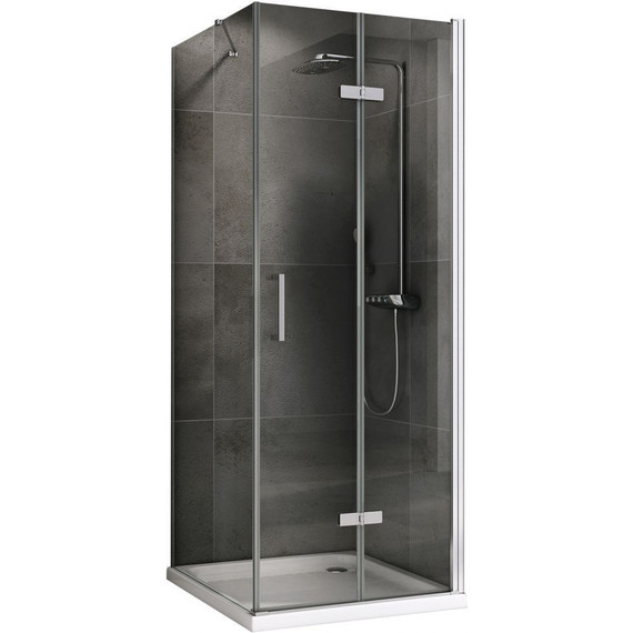 Душевое ограждение Abber Zart 70x80 см AG08070P-S81, хром/прозрачное - фото 