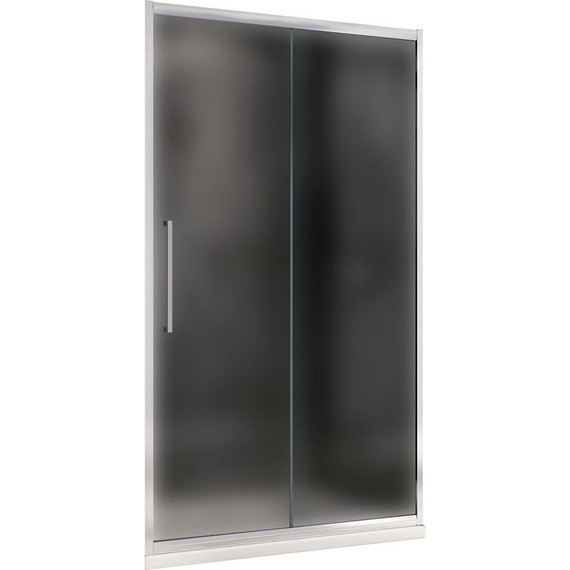 Душевая дверь Abber Schwarzer Diamant 150 см AG30150MH, хром/матовое - фото 