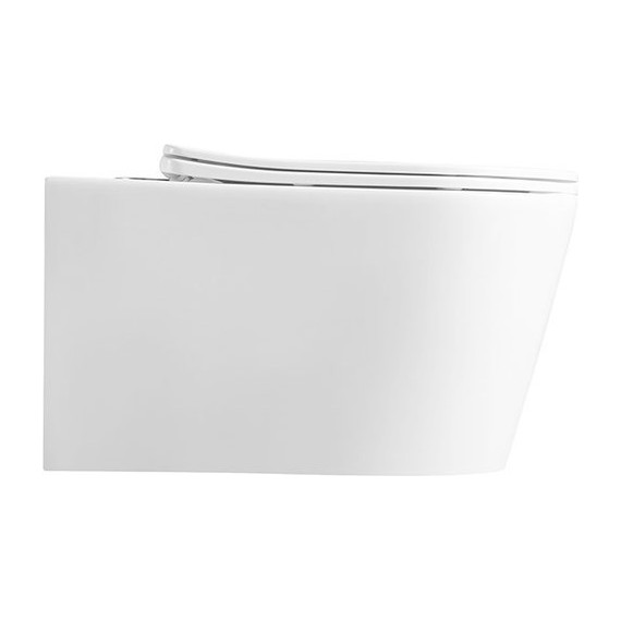 Унитаз подвесной безободковый Vincea Cute VT1-24 с крышкой микролифт - фото 3