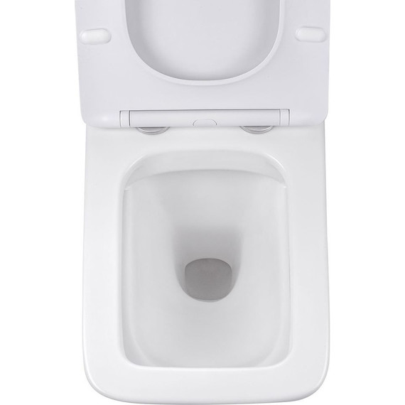 Унитаз подвесной безободковый Vincea Q-Line VT1-12 с крышкой микролифт, Цвет производителя: белый - фото 7