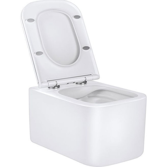 Унитаз подвесной безободковый Vincea Ultra VT1-32 с крышкой микролифт, Цвет производителя: белый - фото 5