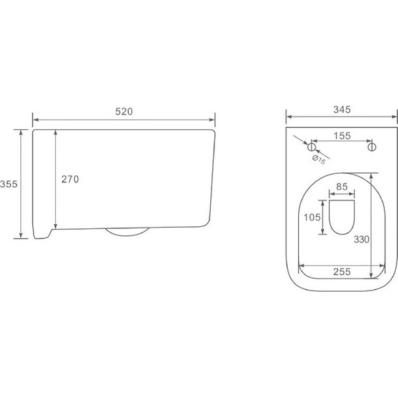 Унитаз подвесной безободковый Vincea Ultra VT1-32 с крышкой микролифт, Цвет производителя: белый - фото 8