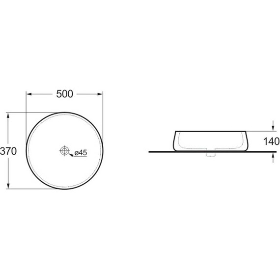 Раковина-чаша Vincea 50 см VBS-110 - фото 2