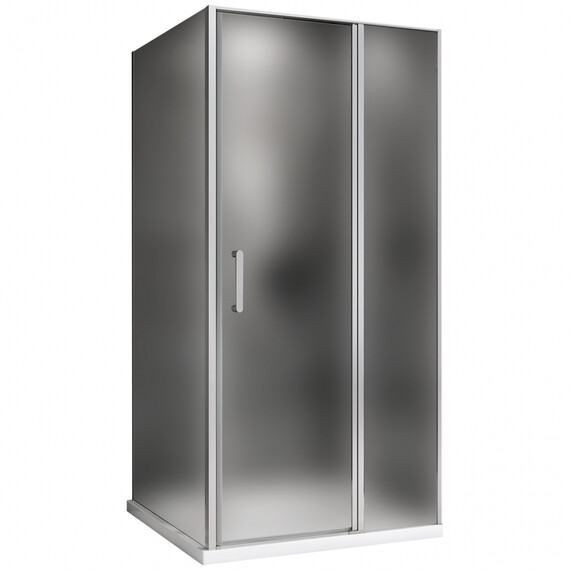 Душевое ограждение Abber Sonnenstrand 100x85 см AG04100MS-S85M, хром/матовое - фото 