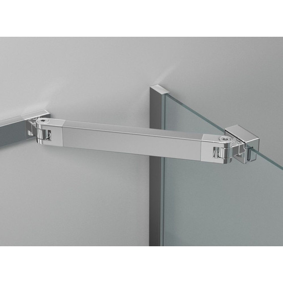 Душевое ограждение Ambassador Diamond 100x100 см 12011102, хром/прозрачное - фото 5