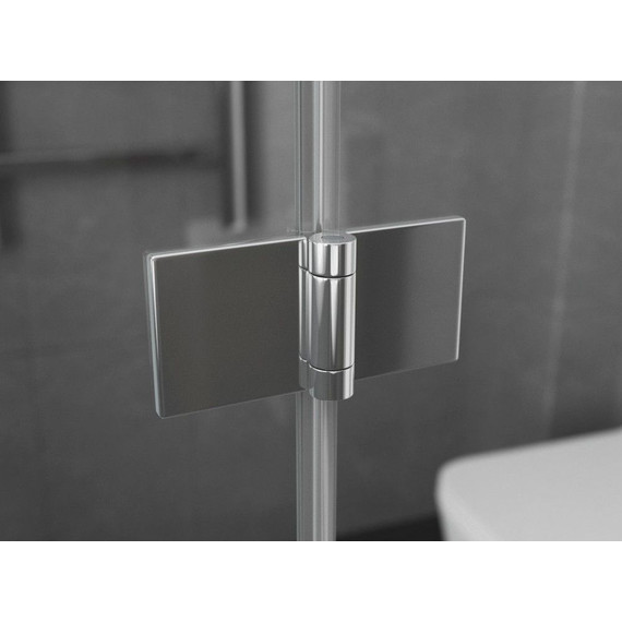 Душевое ограждение Ambassador Diamond 120x80 см 12011104R R, хром/прозрачное - фото 5